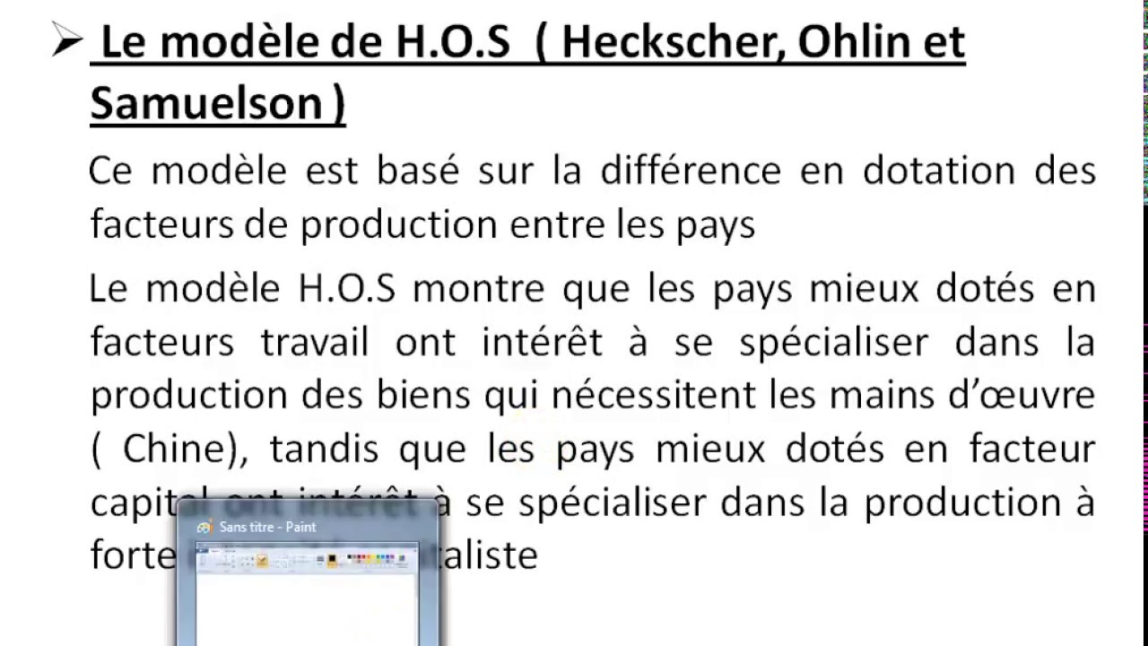 Relations économiques internationales S5 éco partie 5 