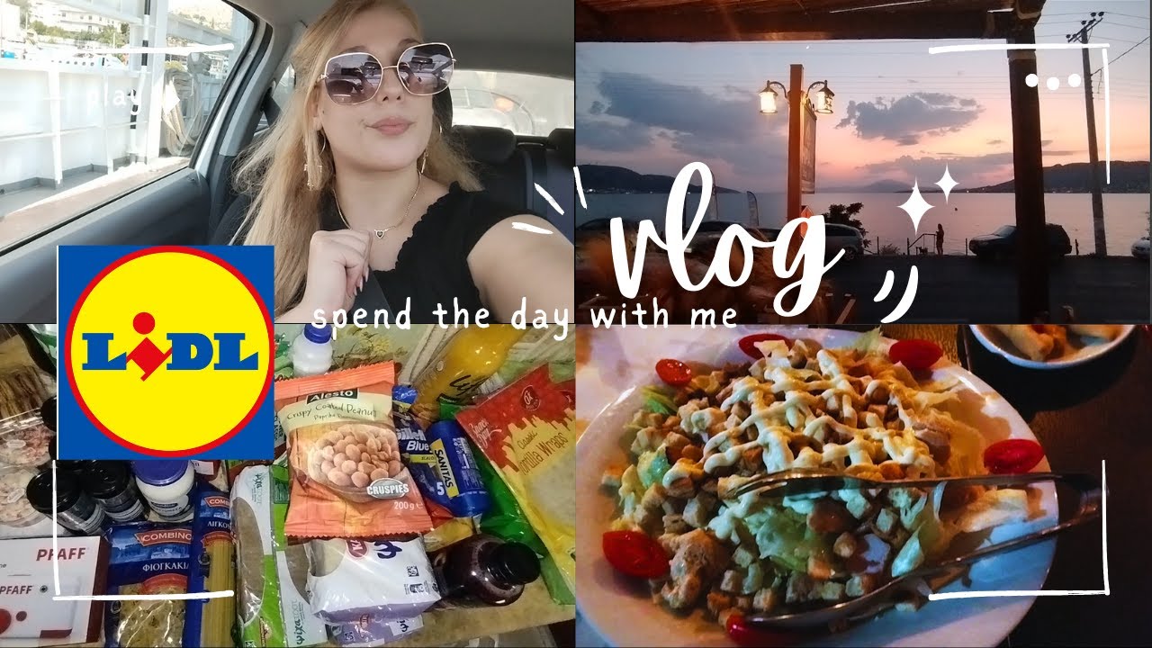 Μια Μέρα Μαζί Μου! Λαϊκή + ΤΕΡΑΣΤΙΟ Supermarket Haul 🛒 | Βόλτα & Φαγητό με τον Άντρα μου 🍽️