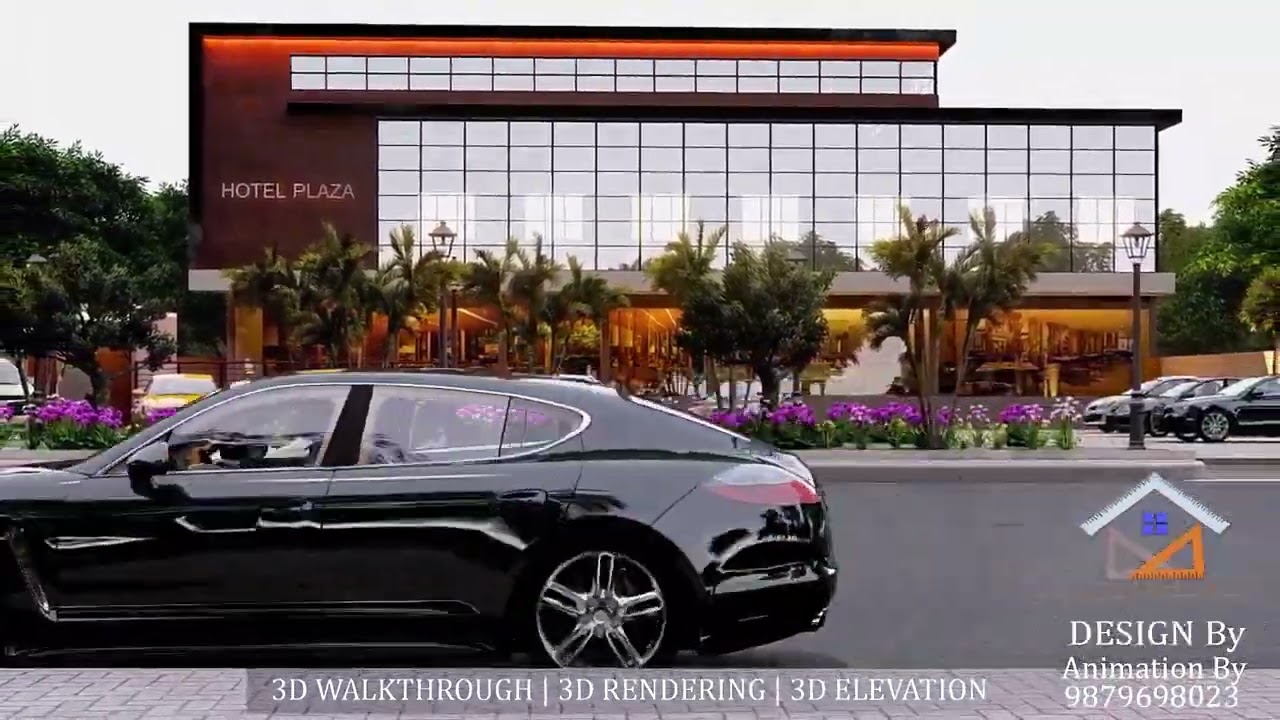 Hotel 3d Exterior Design  | Hotel 3d Design | architecture visualization lumion  #3dhoteldesign