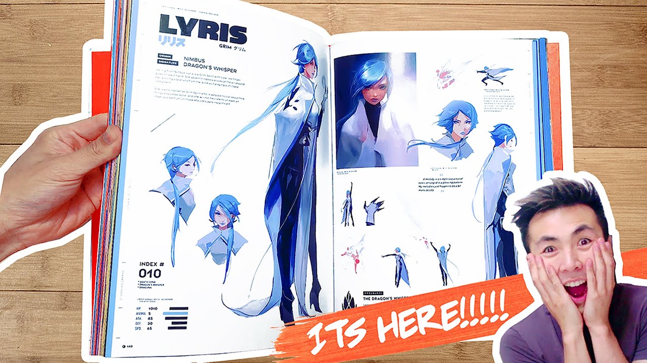Первый взгляд на содержимое моего артбука NIMA, профинансированного через Kickstarter.