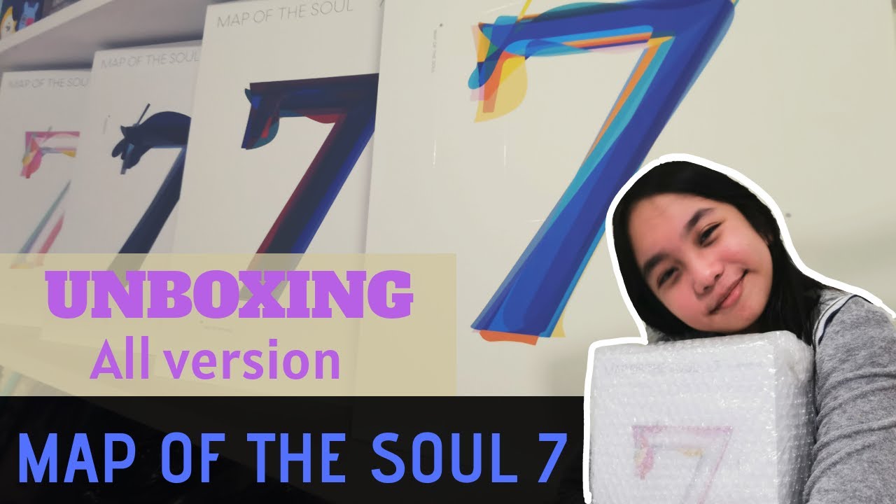 UNBOXING : BTS MAP OF THE SOUL 7  - MOTS 7 ( 4 versions)