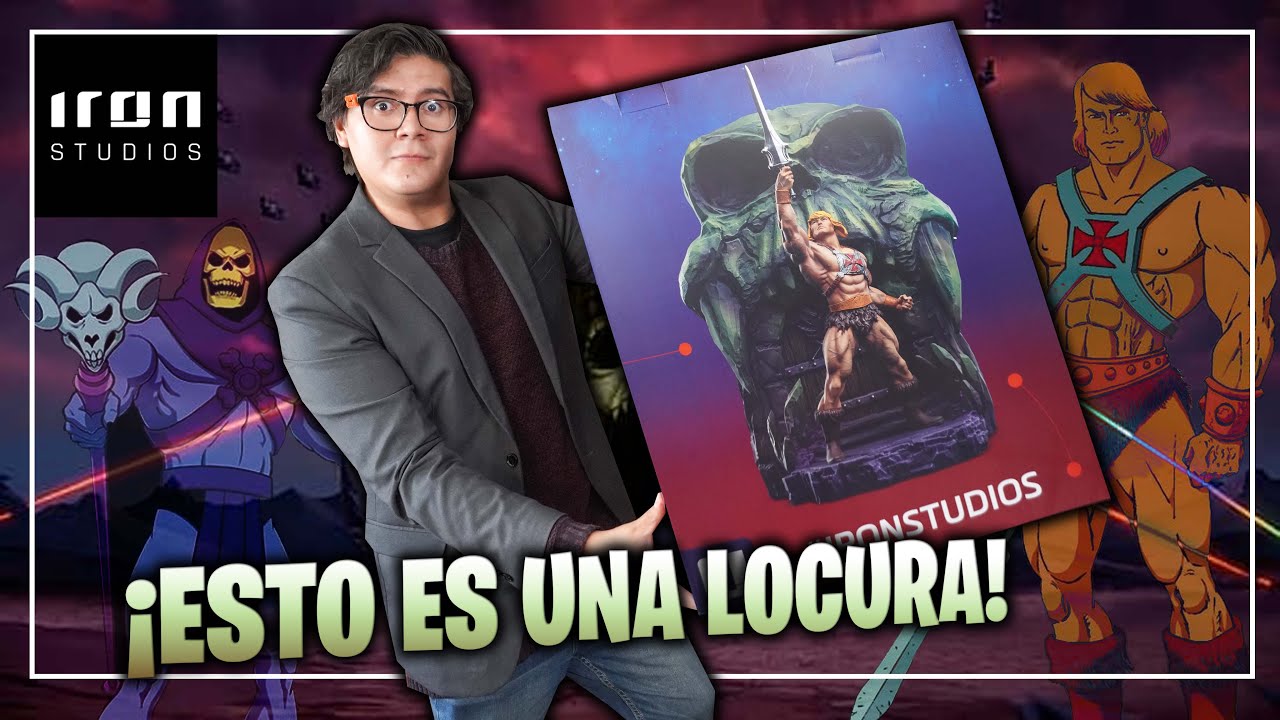 Me Mandaron Estas Increíbles Figuras de HE-MAN de Iron Studios 😱🔥 | El Tio pixel