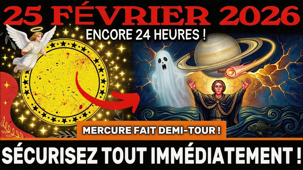 URGENT ! MERCURE RÉTROGRADE DANS 24H ! 25 fév – sécurisez TOUT ce qui est important !