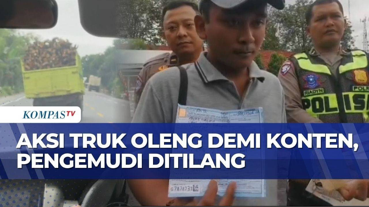 Demi Konten Medsos, Sopir Truk Ugal-Ugalan di Lumajang Kena Tilang dan Kendaraan Ditahan | BU