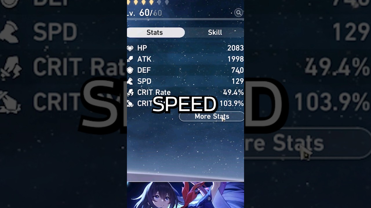 Как работает скорость в Хонкае: Starrail