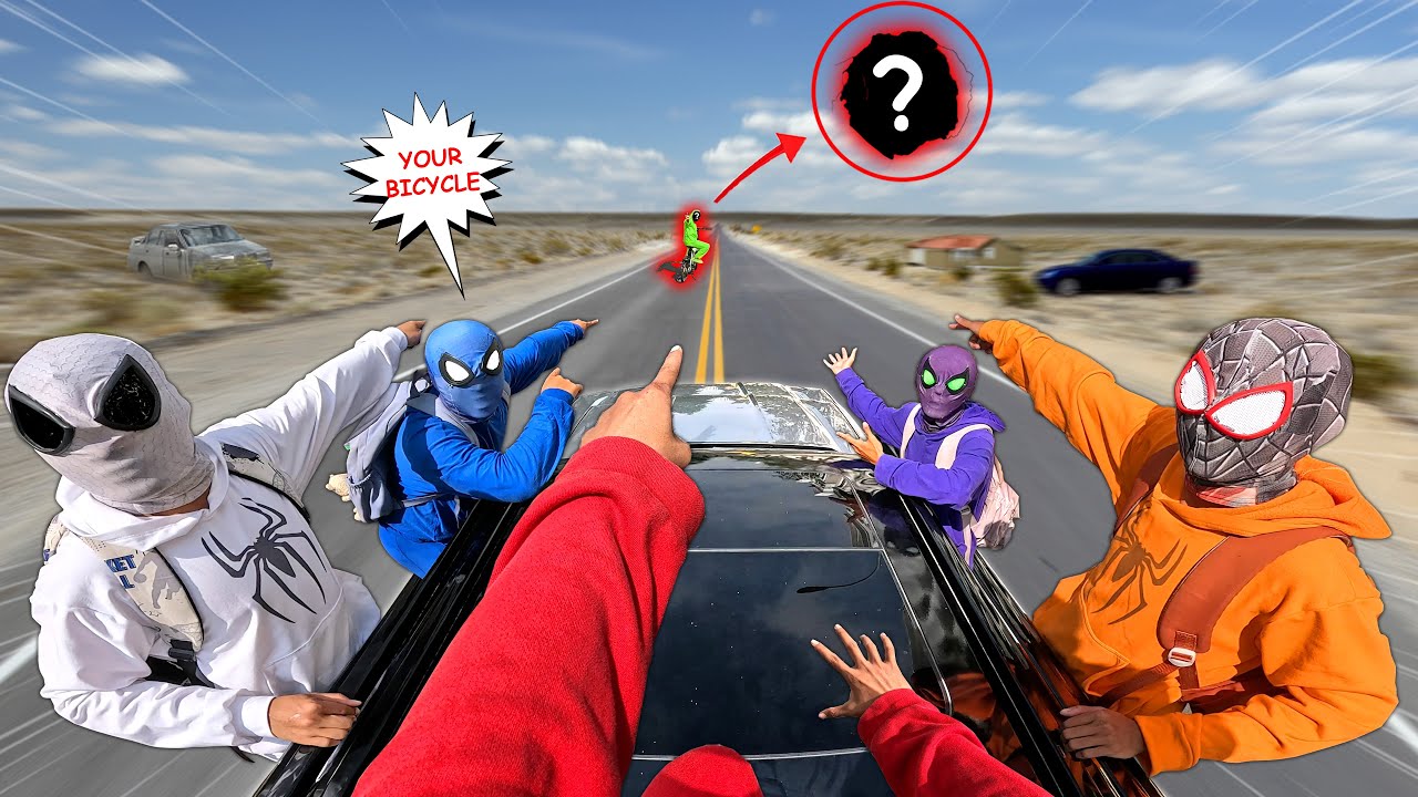 Who Stole Spider-Man's Bike ?? Hey All SuperHeroes , HELP ME !! ( Investigate Action POV )