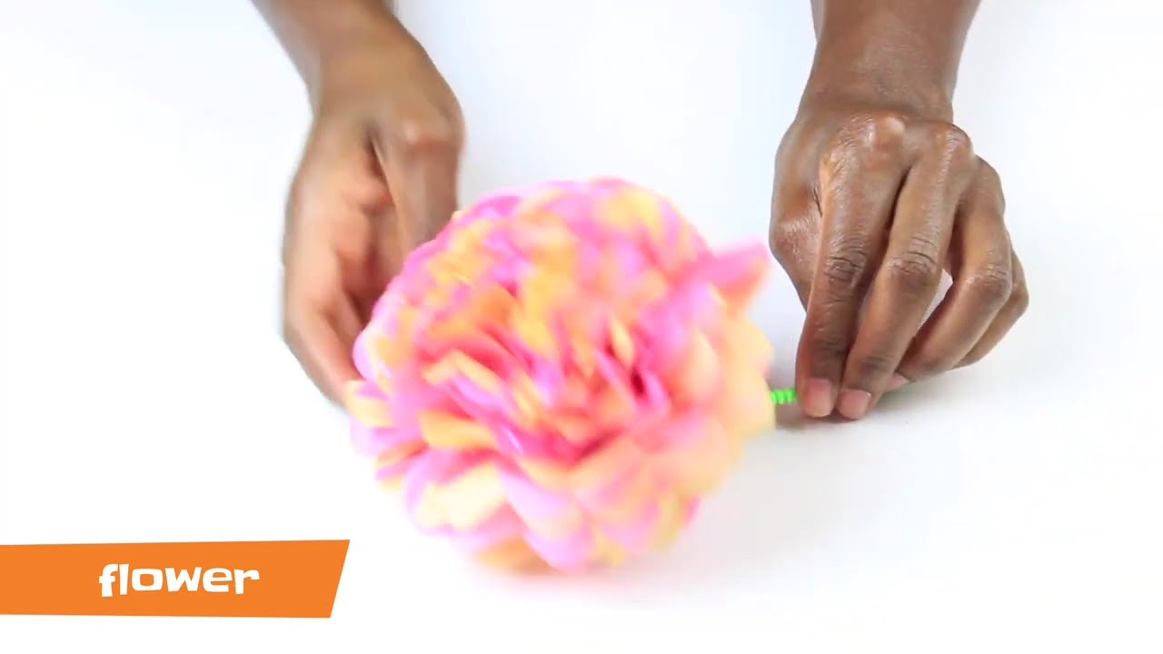 How to make Tissue Paper Flower | Craft Corner