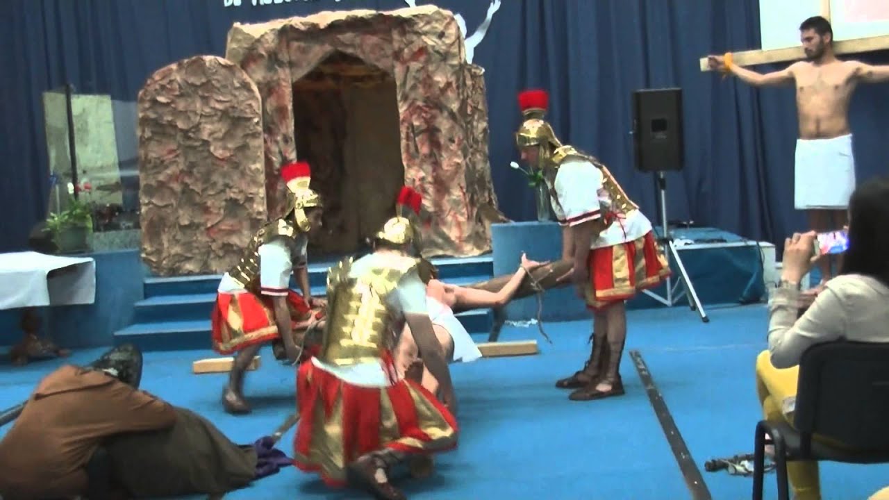 Obra de Teatro La Crusifixión de Jesús - IGLESIA ELIM GIRONA 2014