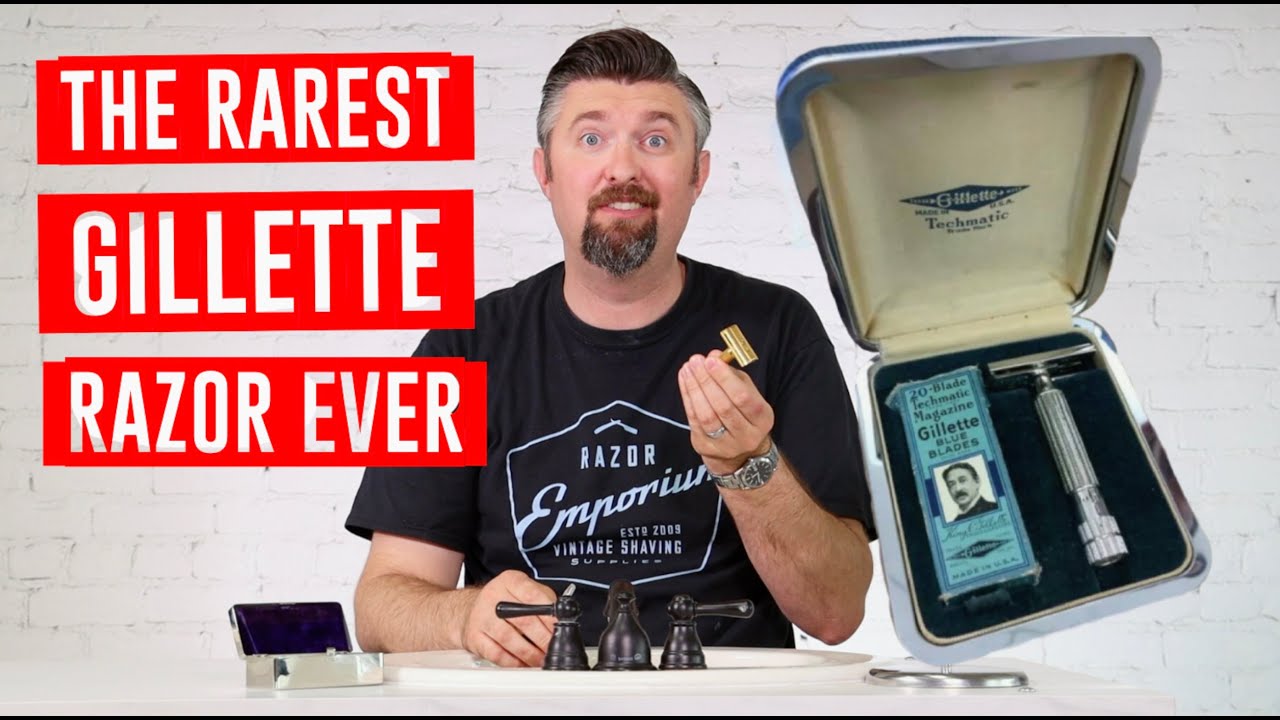 The RAREST Gillette Razor - So Rare I Don't Even Own One! Razor Archive: 40's Techmatic