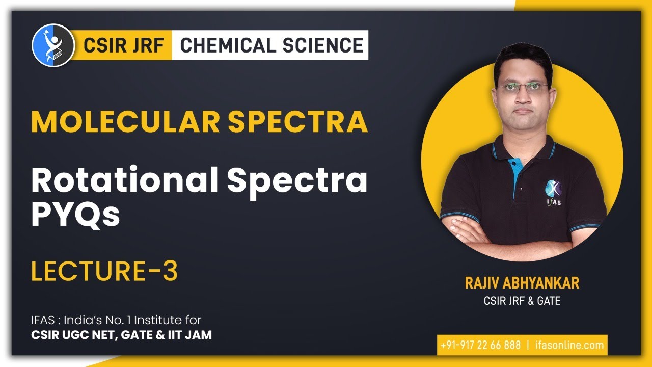 Rotational Spectra - PYQs | L-3