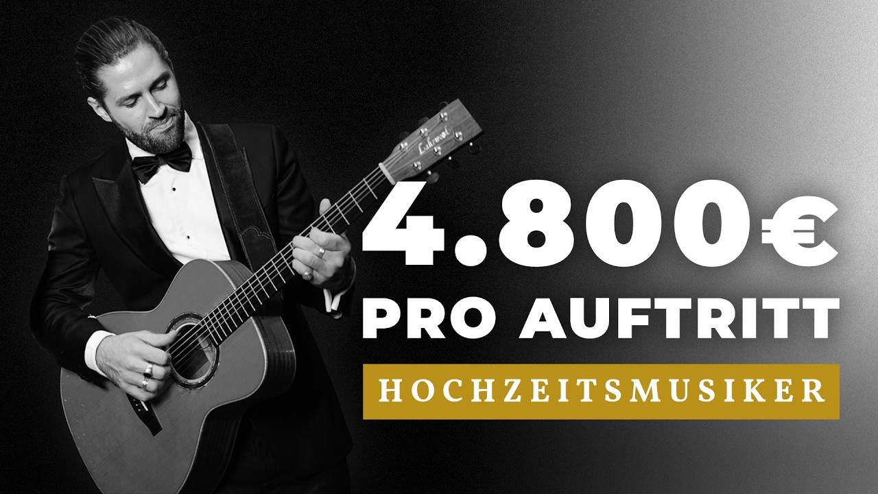 4.800 € - Hohe Gagen für Hochzeits- und Eventmusiker