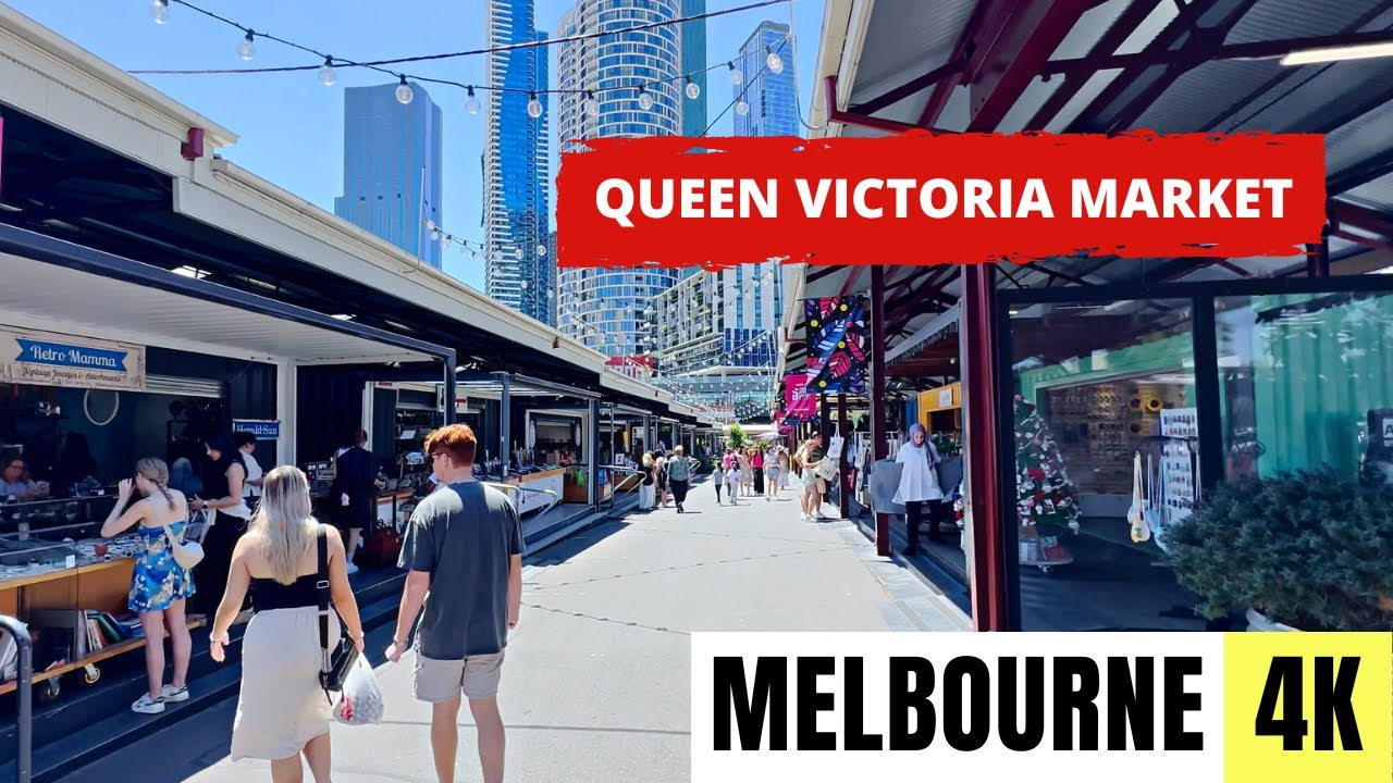 MELBOURNE, AUSTRALIA 🇦🇺 [4K] Queen Victoria Market — Walking Tour 2024