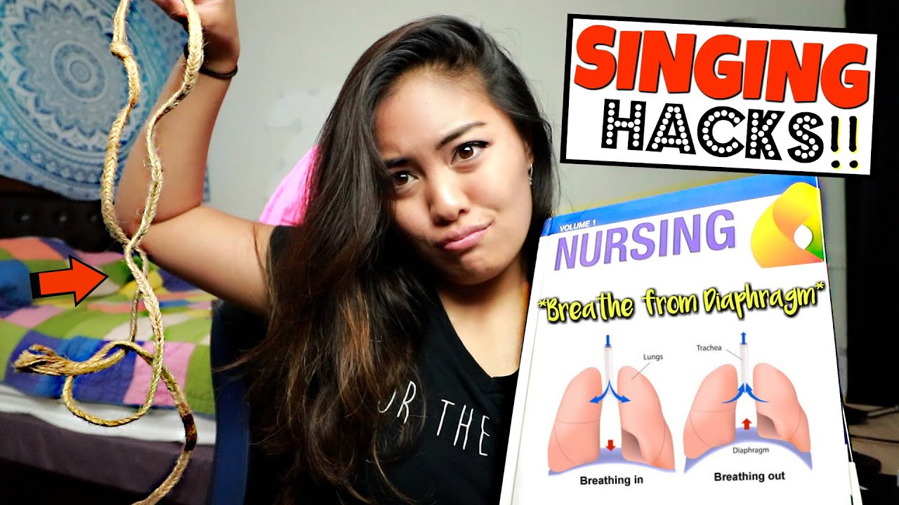 HOW TO BREATHE FROM YOUR DIAPHRAGM LIKE A SINGER!