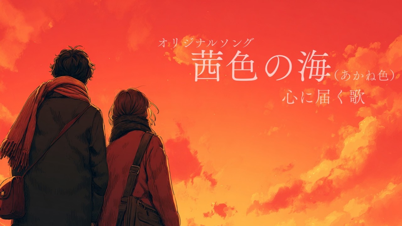 茜色の海【オリジナルソング】あの日の恋は、まだ二人の音の中