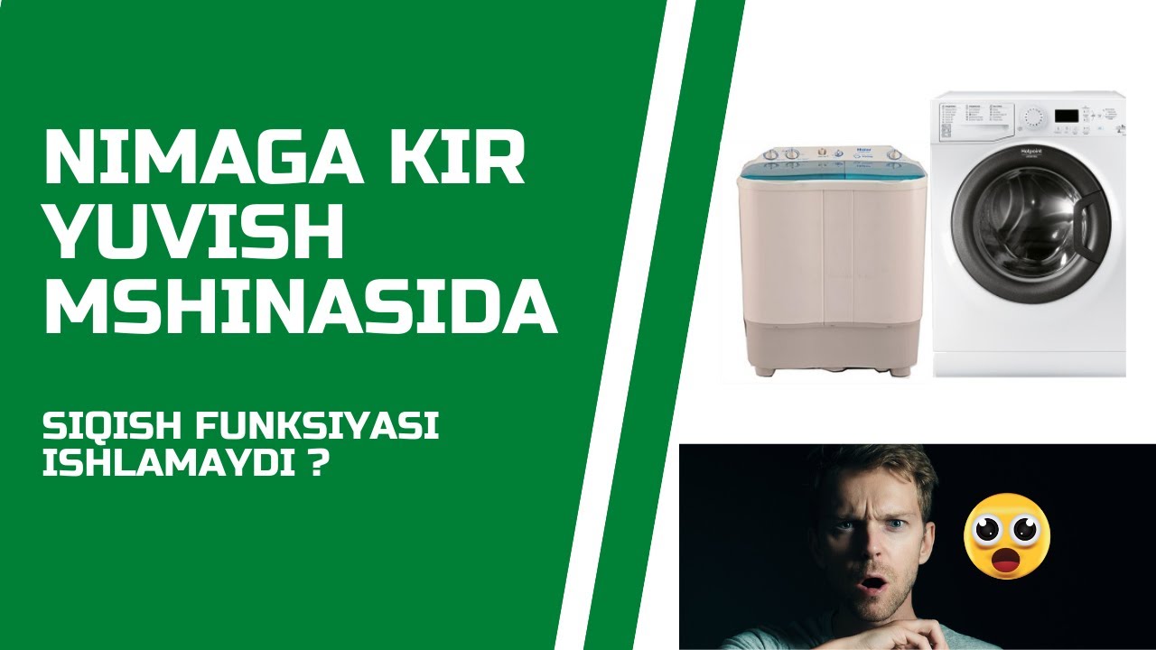 KIR MASHINA NEGA SIQMAYABDI ? НЕ РАБОТАЕТ ОТЖИМ ?Shivaki poluautomat kirmashina tuzatish