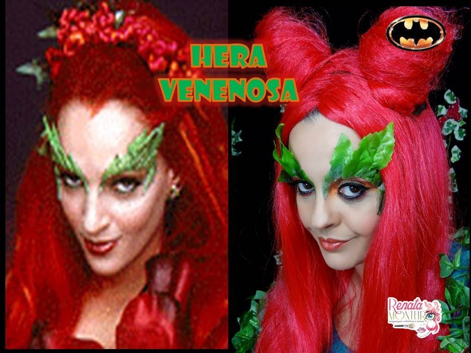 MAQUIAGEM DA HERA VENENOSA DO FILME BATMAN POR RENATA MONTEIRO - MAQUIAGEM ARTÍSTICA