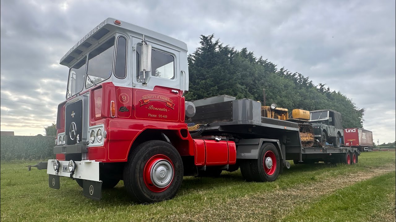 Fully loaded Classic Atkinson truck, Cummins diesel power gear jamming