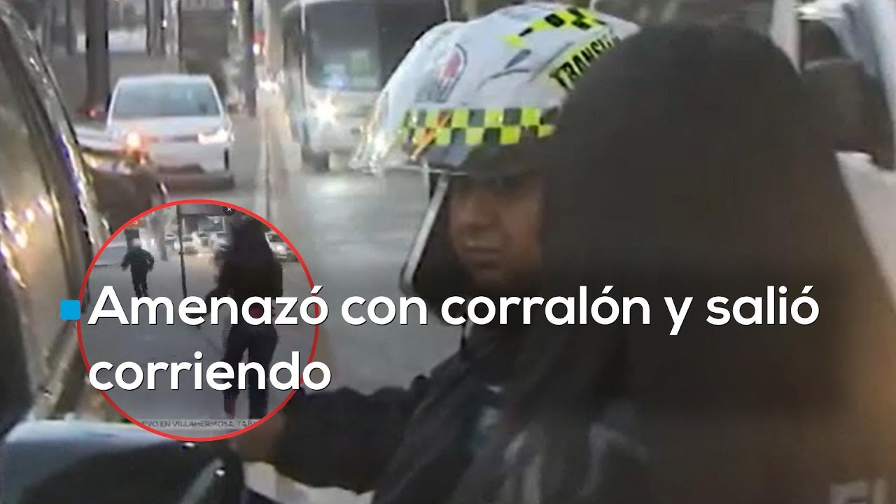 &iexcl;NO SOLO UNO! Varios agentes huyeron luego de que reportera captara presunta extorsi&oacute;n