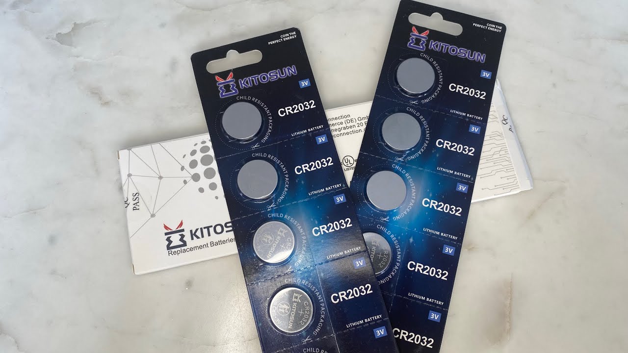 KITOSUN CR2032 Batteries 3V Lithium Cell for Car Key Fob Remote LED Light & Accessories - Review