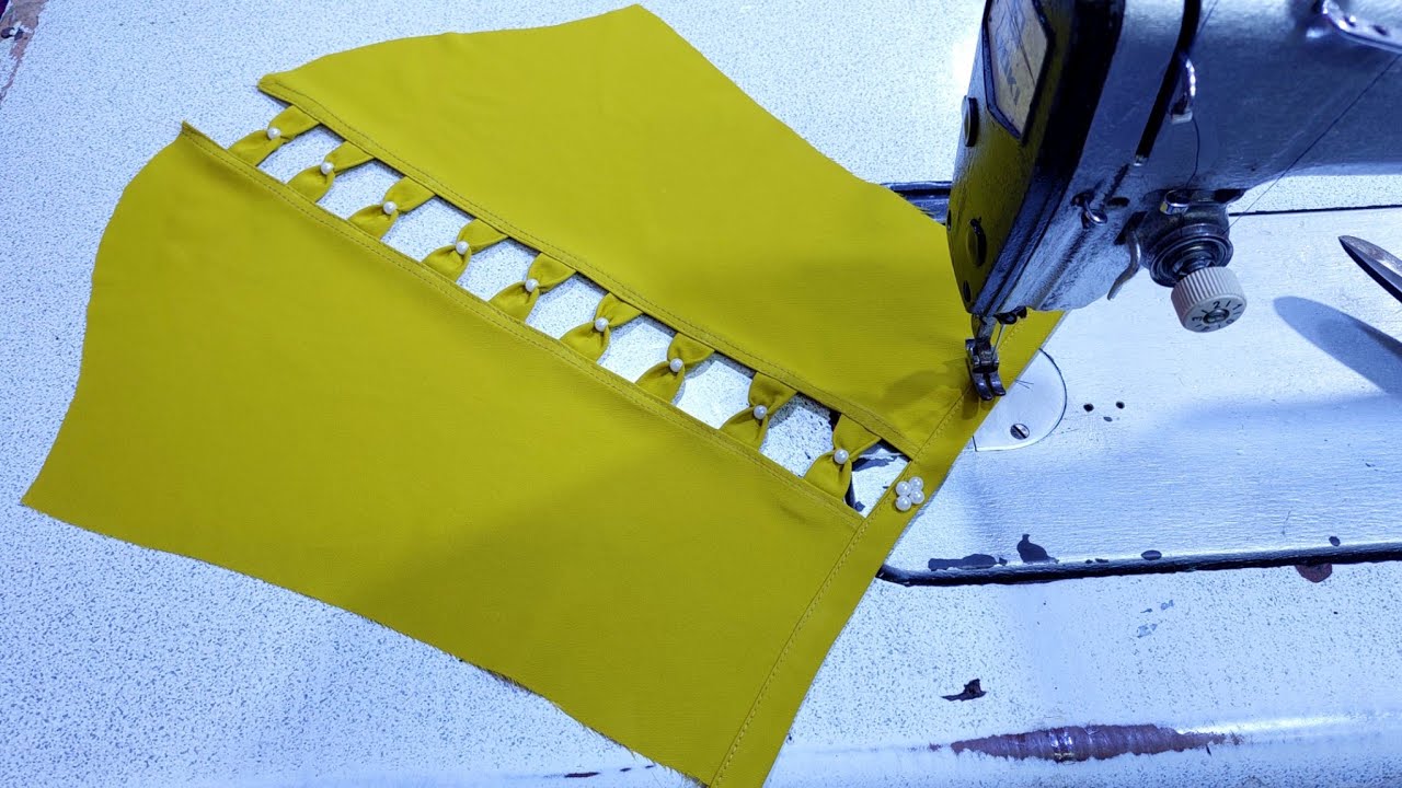 very beautiful sleeves design making in professional style | DIY Sewing Tricks