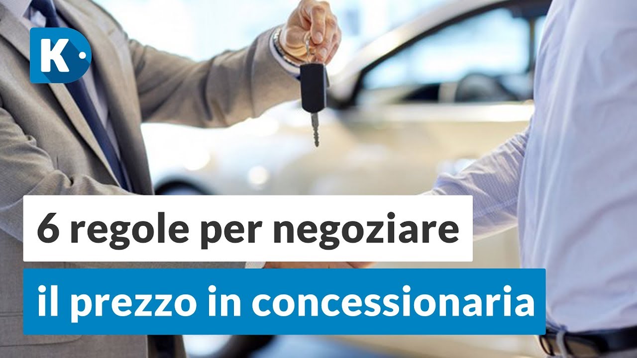 6 consigli PRATICI per NEGOZIARE il PREZZO di un'auto nuova