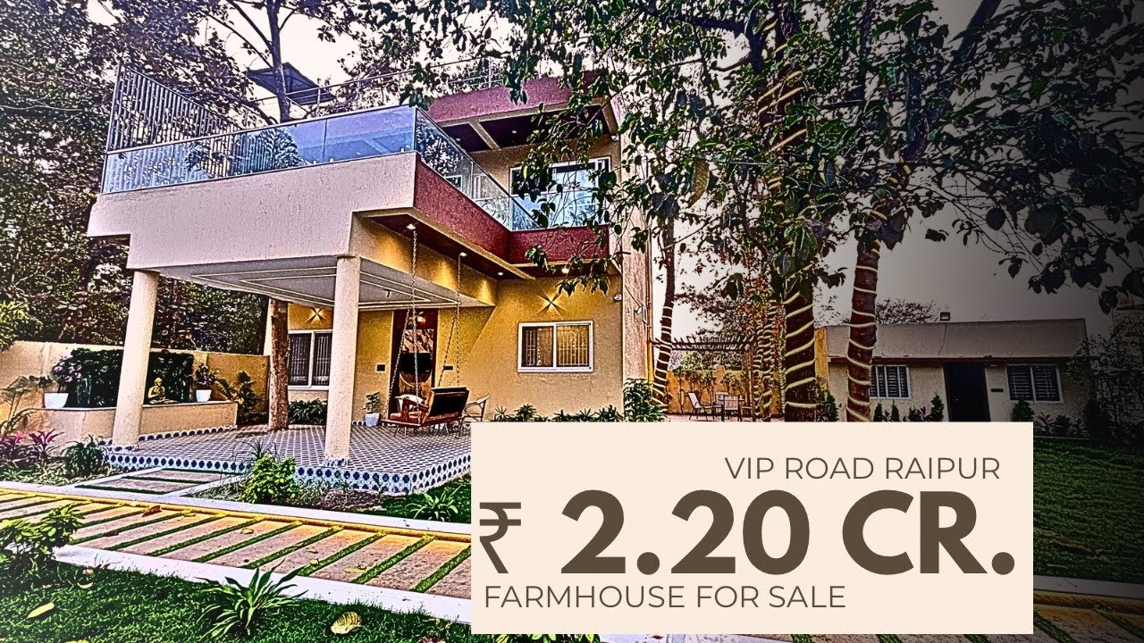 Private Luxury Farm House Near Airport ✈️ | Swimming Pool &bull; 5000 Sqft Plot | Mana VIP Road Raipur 