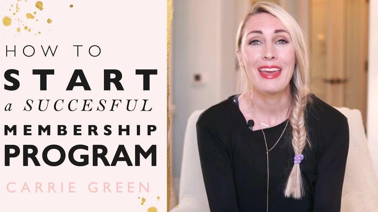 How To Start and Grow a Successful Membership Site and Program  Around Your Passion