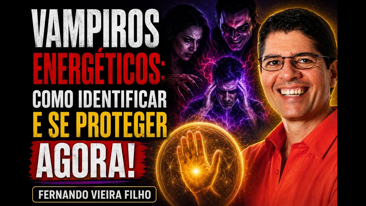 VAMPIROS ENERGÉTICOS: COMO IDENTIFICAR E SE PROTEGER AGORA!   @fernandovieirafilho