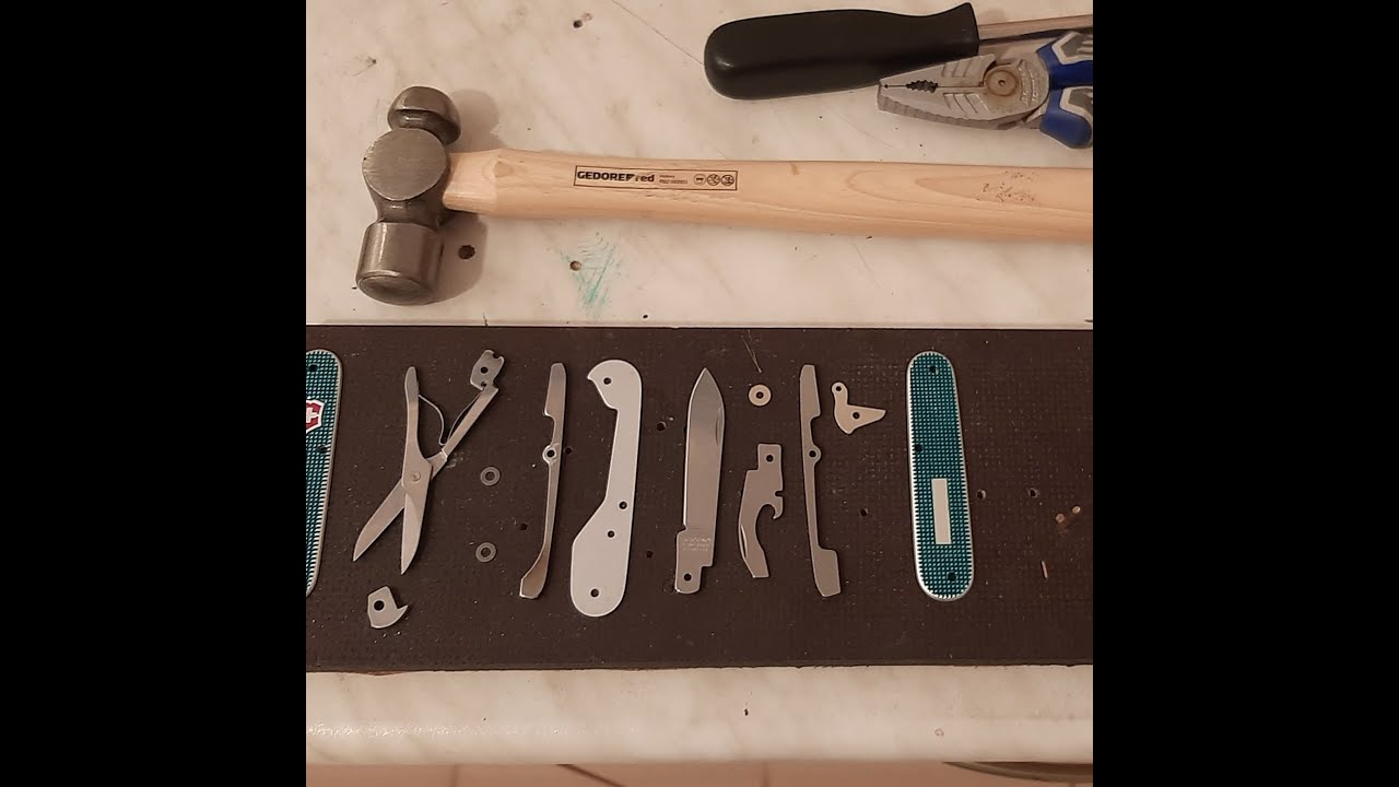 Building a Victorinox 84mm Bantam X or Voyageur with 91mm Scissors