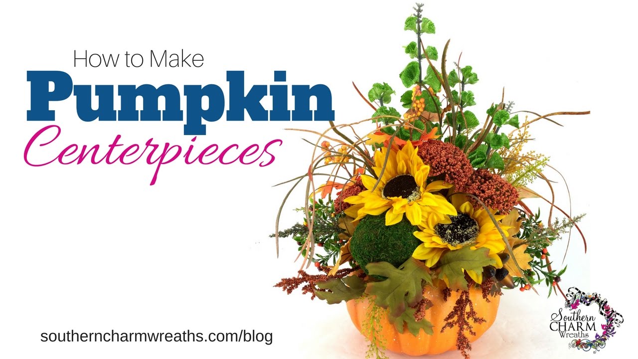 How to Make Pumpkin Centerpieces