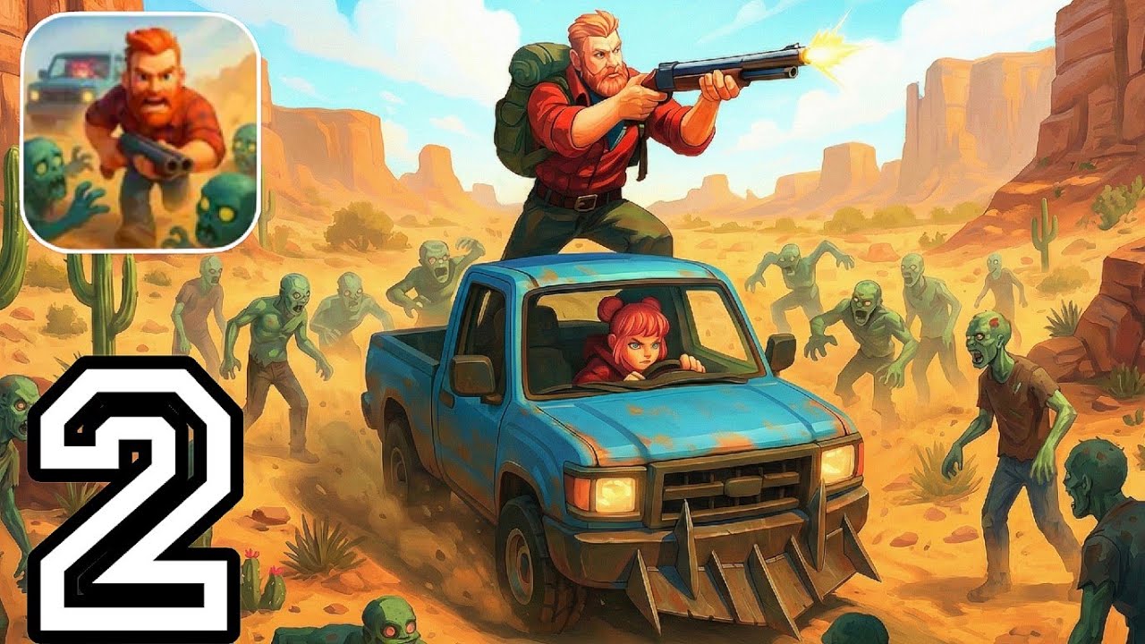 Dead Road: Zombie Highway - Gameplay Walkthrough Part2 Android 