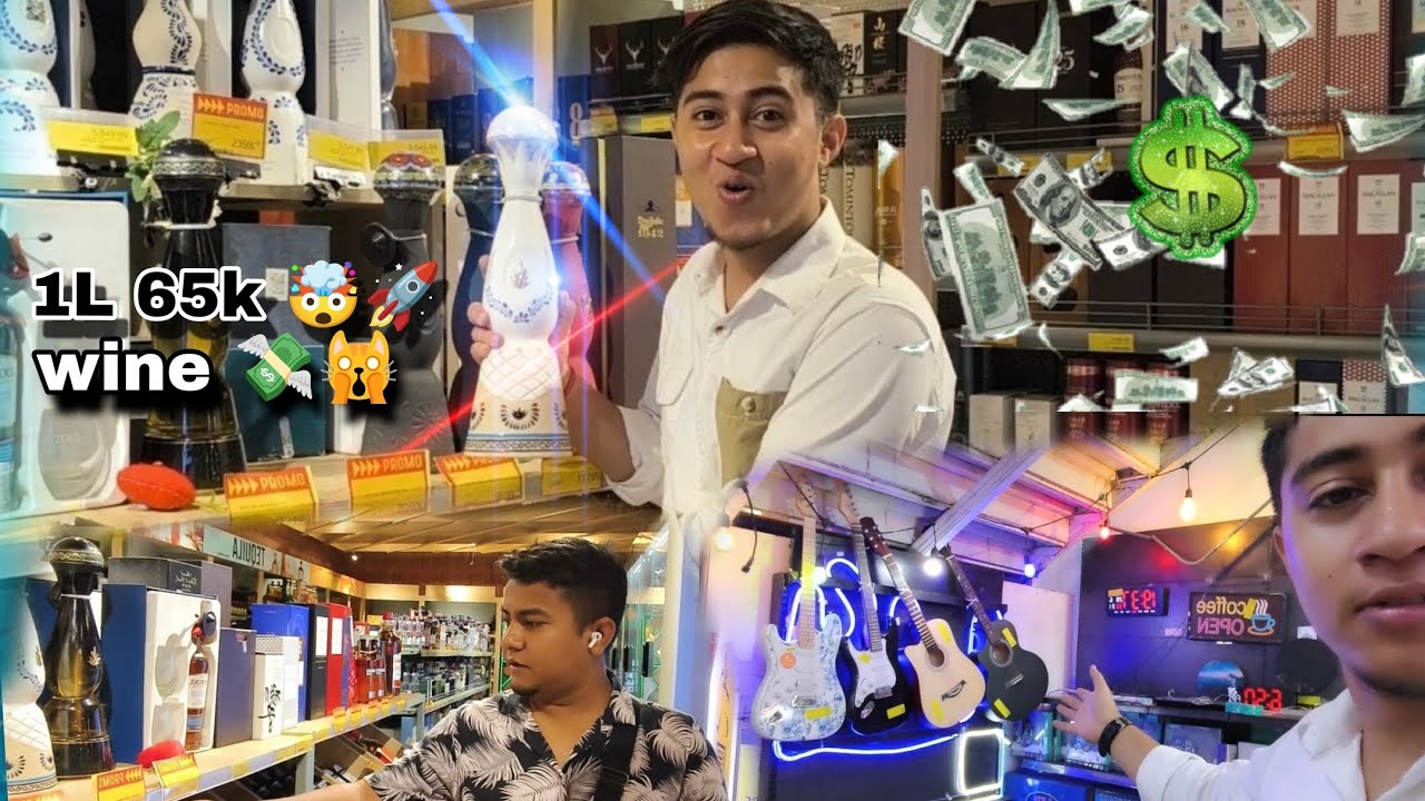 Itni Mehengi wine 🤯🚀 Or Guitar 🤯♥️ #youtubevideo #youtubevlog #vlog #vlogindia 