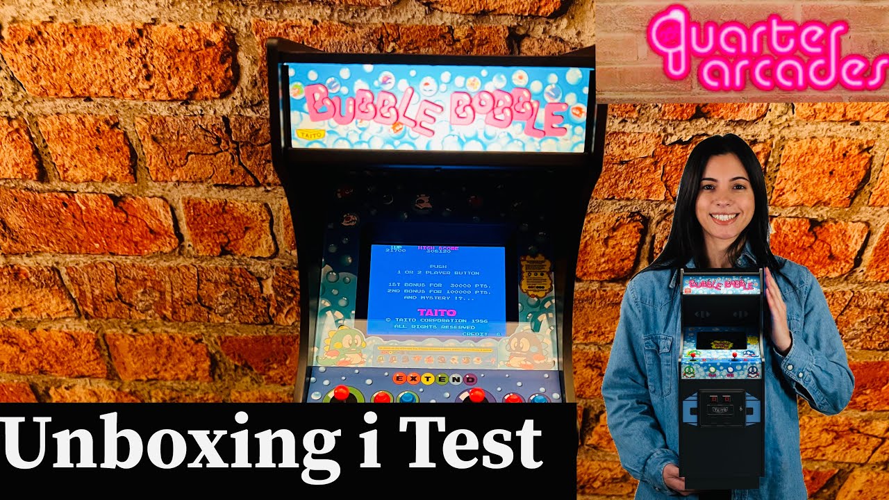 Numskull Quarter Arcades - Bubble Bobble - Unboxing i Test Automatu