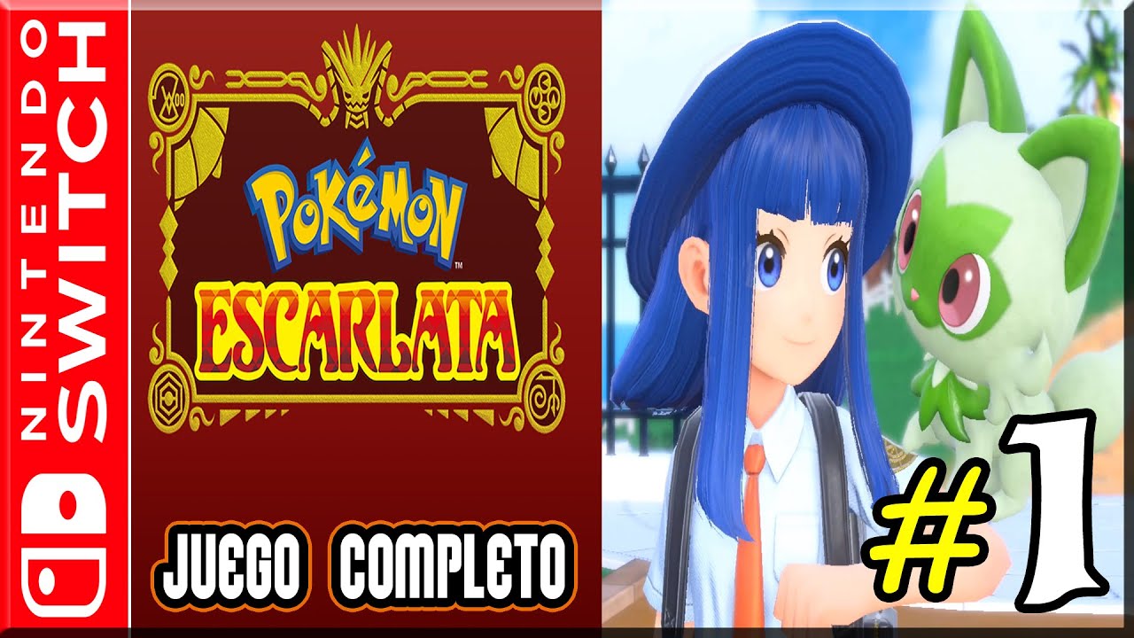 Pokemon Escarlata - Juego Completo | Parte 1 - Espa&ntilde;ol (Switch)