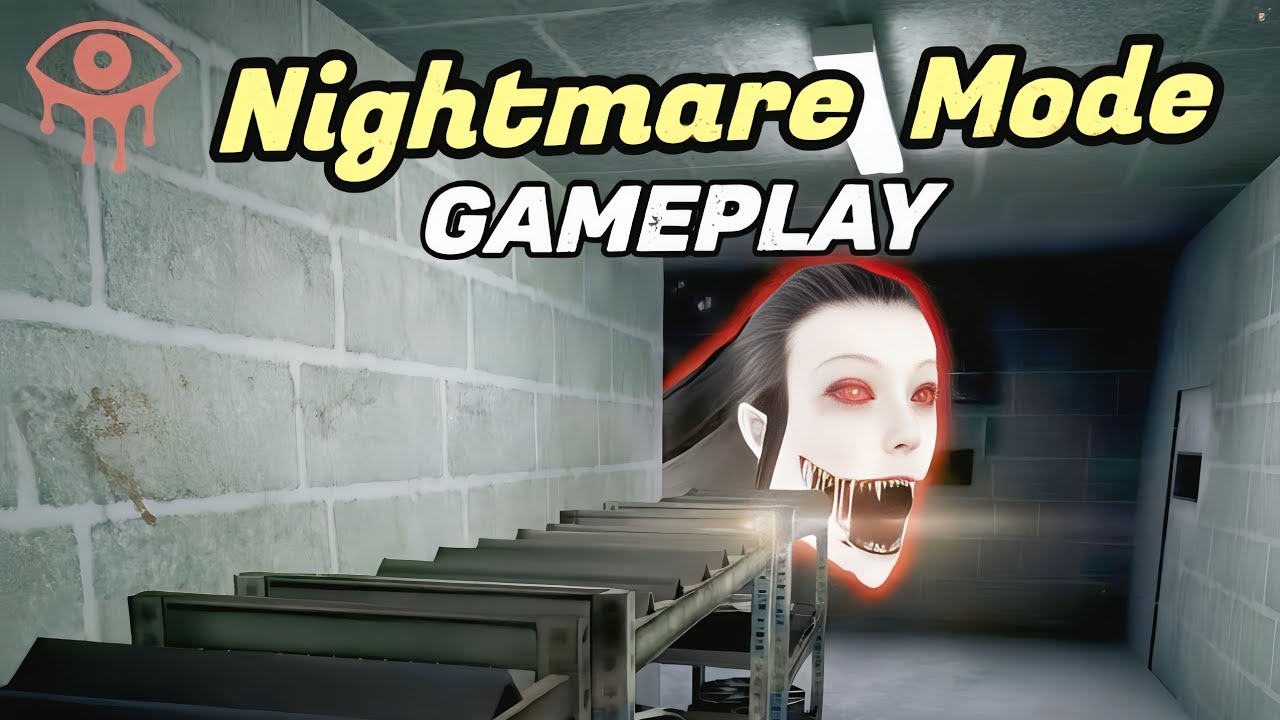 Eyes the horror game in nightmare mode 🥶