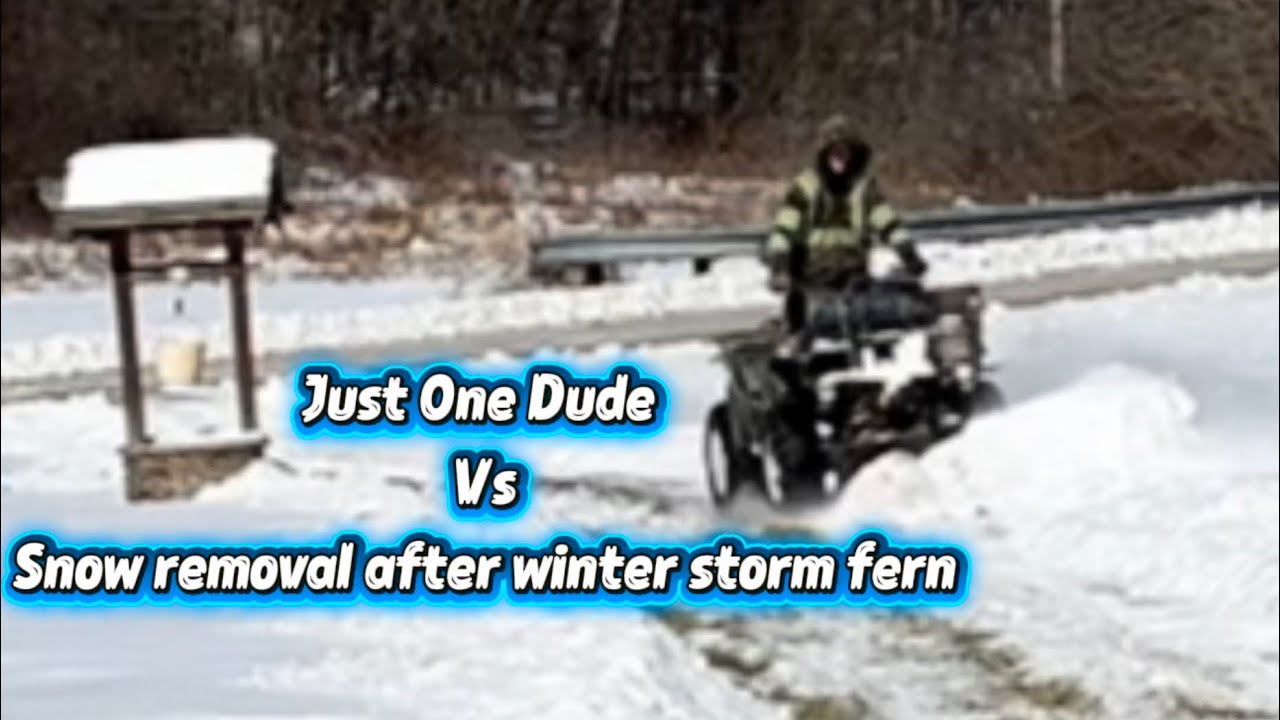 Just One Dude vs Winter Storm Fern / Ohio Valley region 