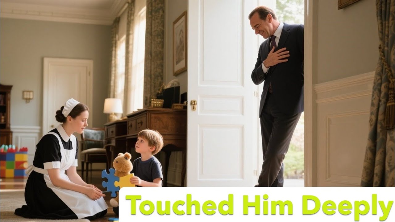 The Billionaire Noticed the Black Maid Comforting His Autistic Son—and It Touched Him Deeply
