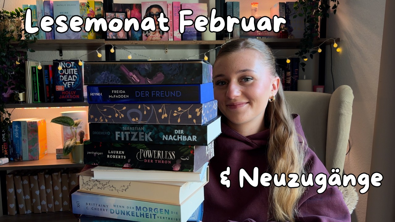 Lesemonat Februar mit Bewertungen ✨ Neue Bücher aus dem Februar ✨