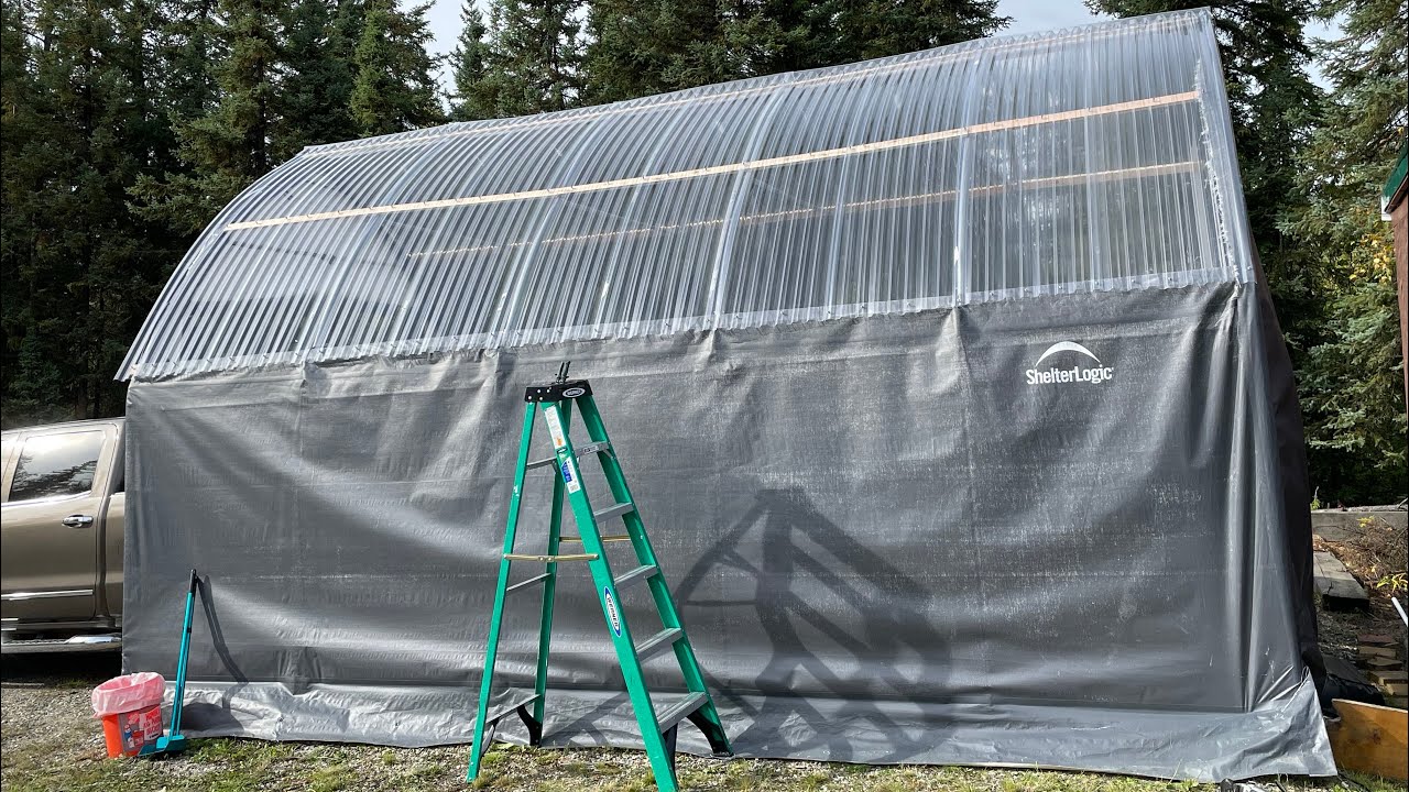 New Roof on a Shelter Logic Garage