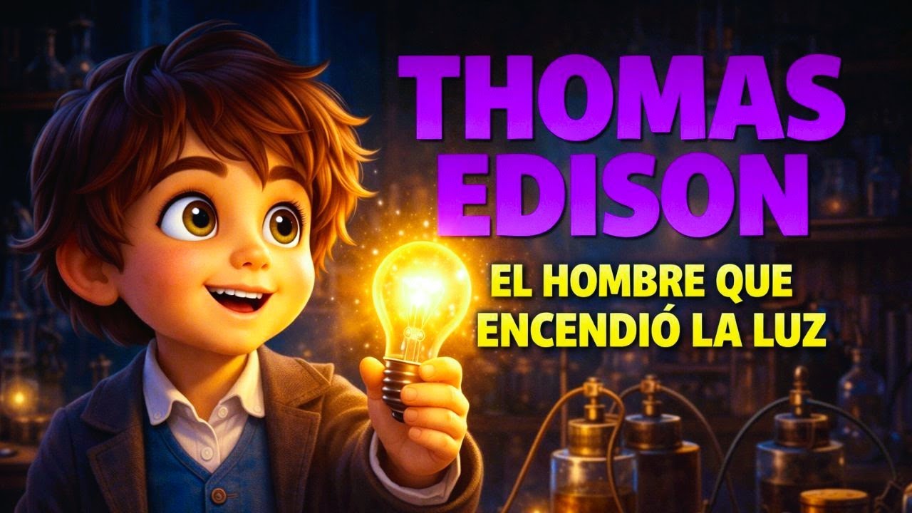 Thomas Edison 💡 El inventor que encendió el mundo | Historia para niños