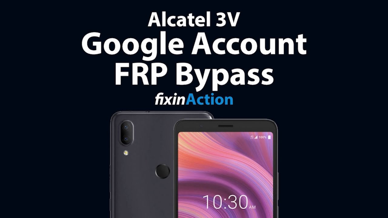 Простой обход удаления учетной записи Google FRP на Alcatel 3V 5032W без ПК