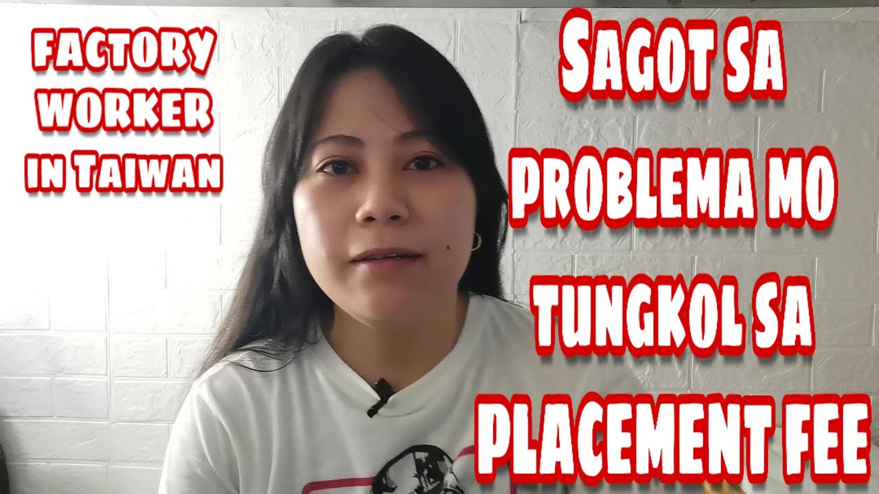 Lending para pang - PLACEMENT FEE | Factory Worker in Taiwan