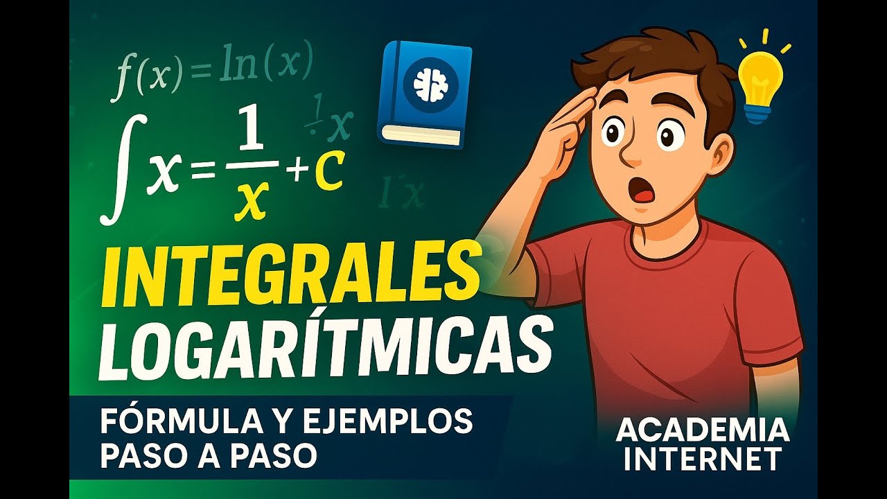 INTEGRALES LOGARÍTMICAS 📘 | Aprende la Fórmula y Ejemplos Paso a Paso 🧠