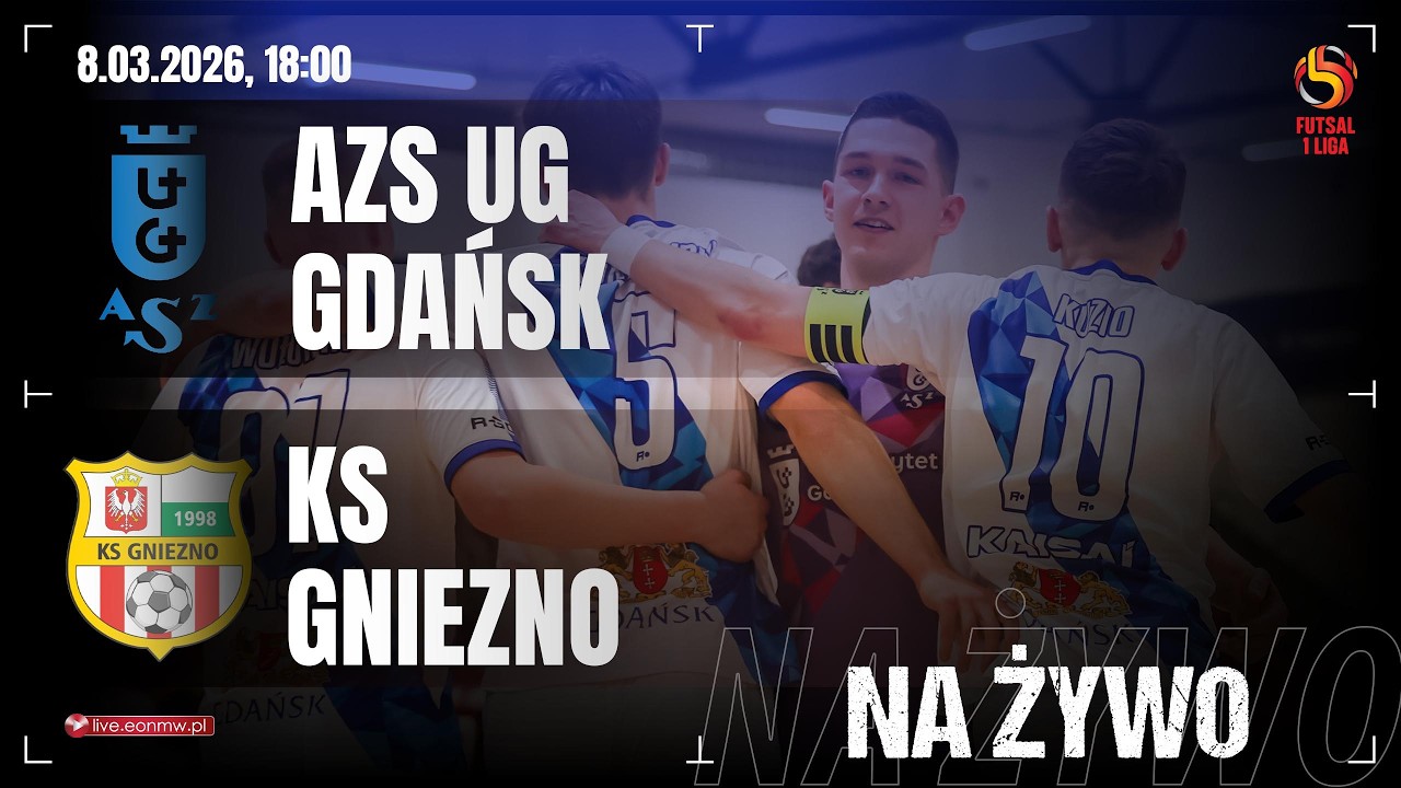 🔴 AZS UG GDAŃSK - KS GNIEZNO | 1 PLF na żywo!
