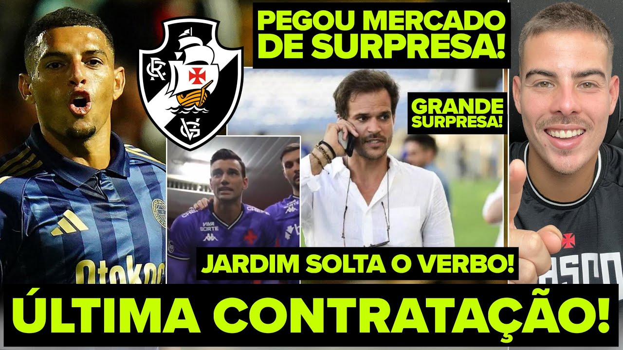 VASCO PEGA MERCADO DE SURPRESA NO &Uacute;LTIMO DIA DA JANELA! &Uacute;LTIMA CONTRATA&Ccedil;&Atilde;O! +1 ZAGUEIRO NO VASC&Atilde;O!