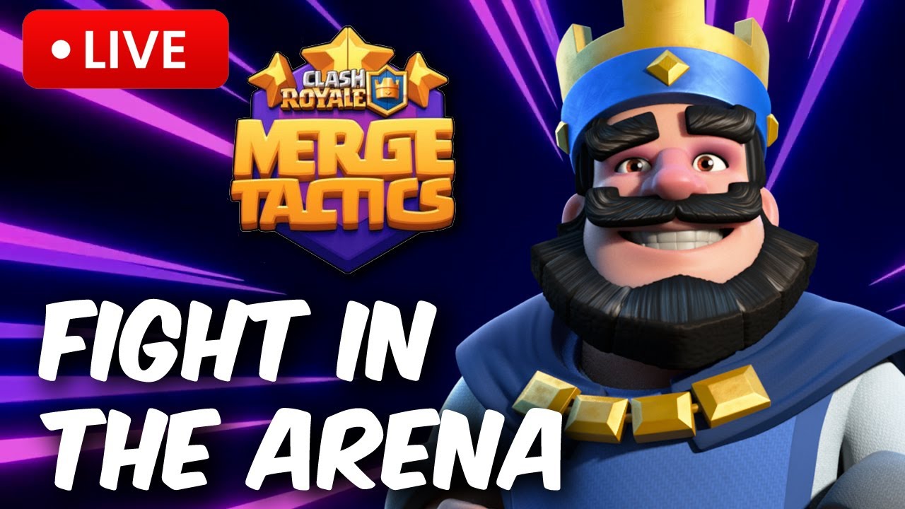 Merge Tactics trophy climb with King!