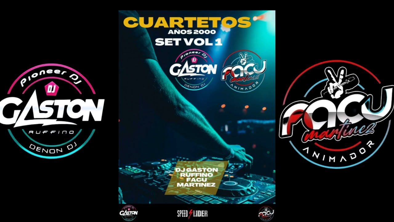 DJ GASTÓN RUFFINO - FACU MARTÍNEZ SET EN VIVO DE CUARTETOS AÑO 2000 ÉXITOS.