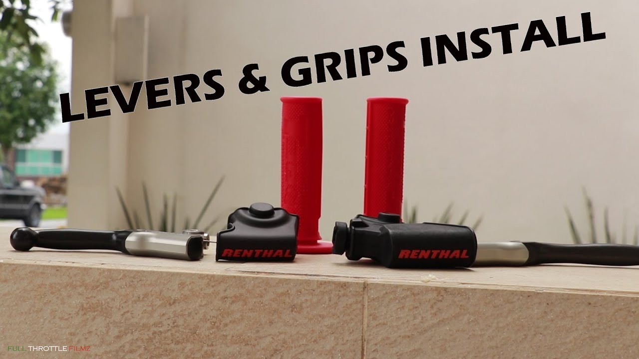 Ep 5: 2018 CRF450R RACE BIKE BUILD (Levers, Cable lube & Grips)
