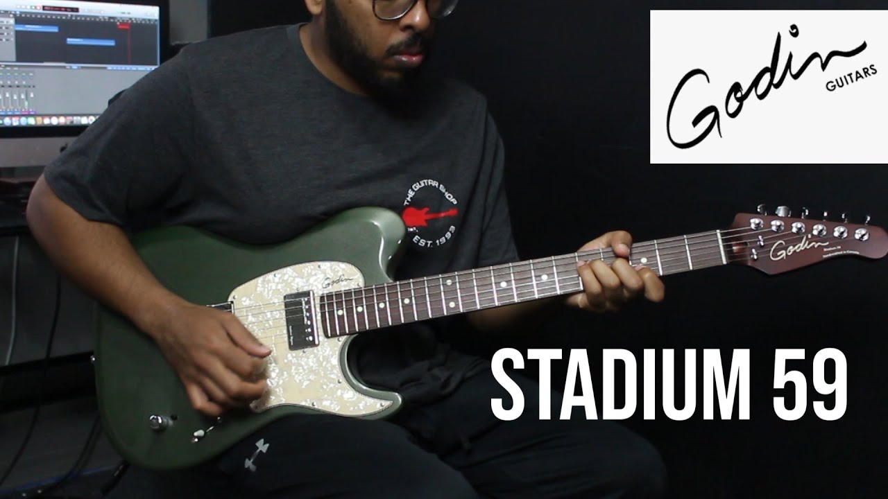 Godin Stadium 59 Desert Green Demo The Guitar Shop