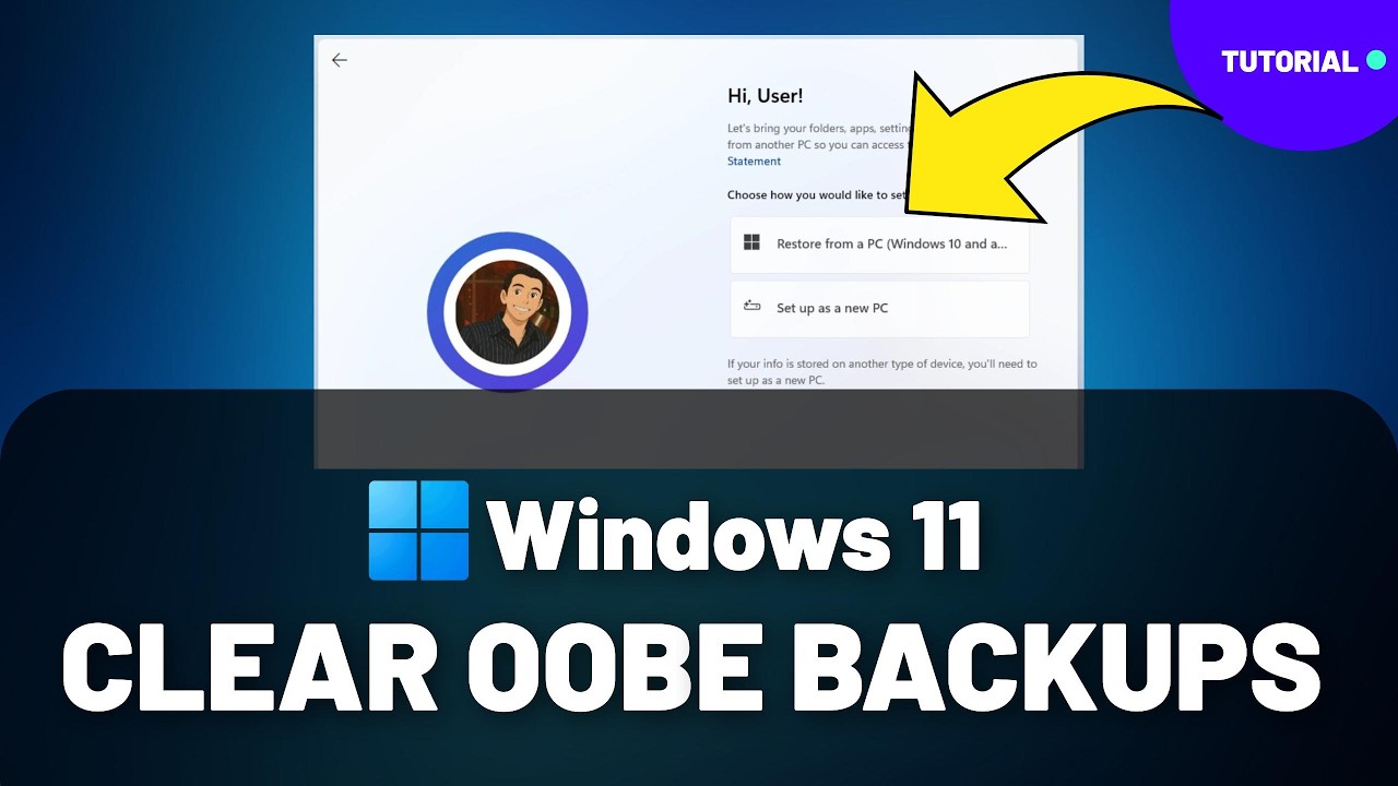 Windows 11 secret: Delete old PC backups from OOBE setup